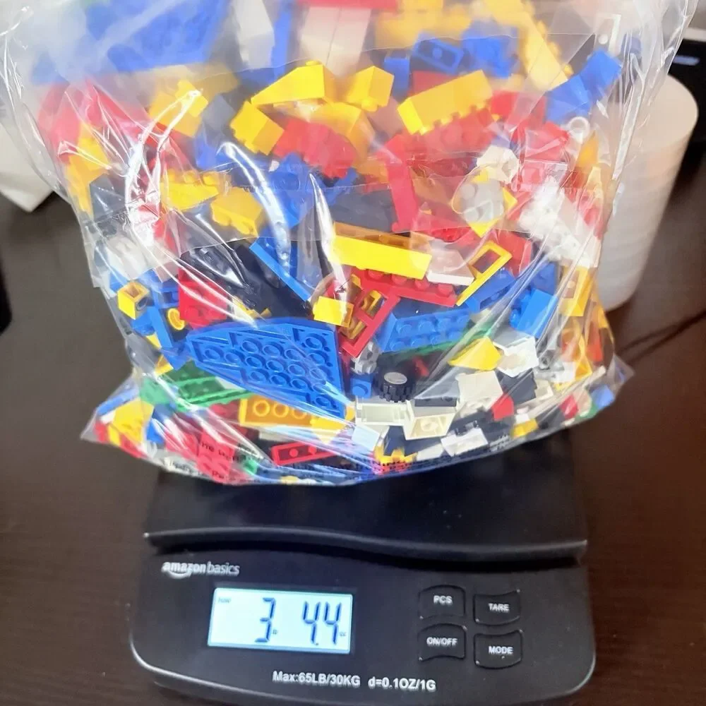 LEGO SYSTEM 1796 FREESTYLE Tub Lot 641 Pc Bucket Poster 3.44 Lbs